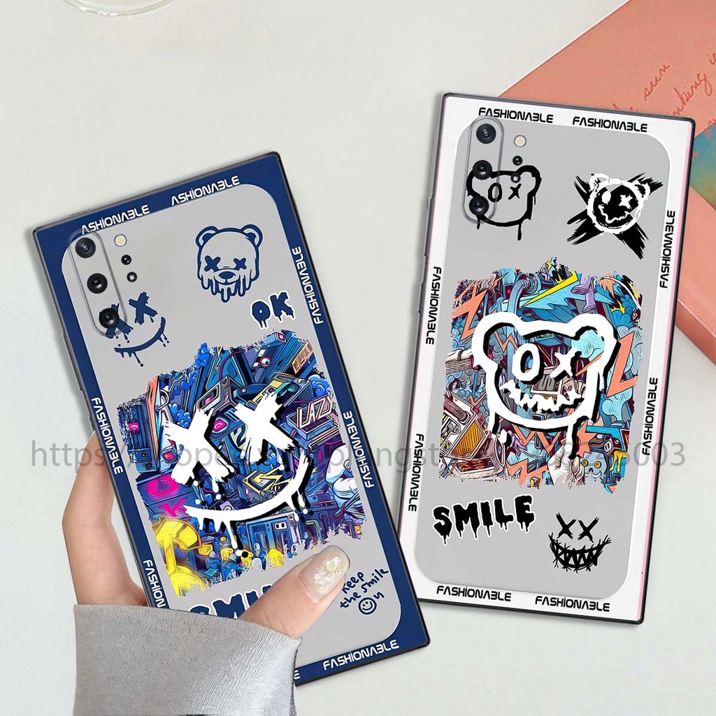 Ốp Samsung Note 10/ Note 10 Plus/ Note 10 Lite/ M60s/ A81 in hình Bear Brick,K@ws,smile,...hot trend