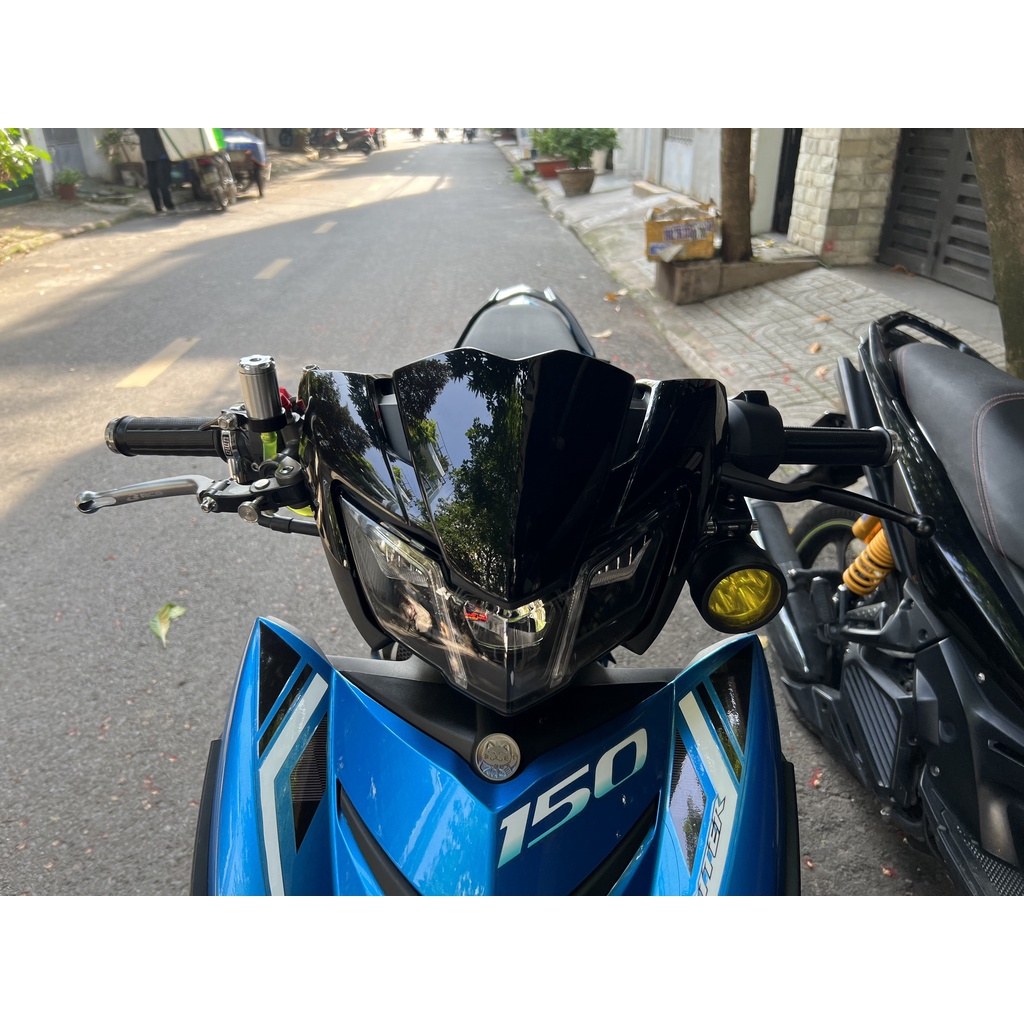 BỢ TRƯỚC SAU EX150 CHẾ MŨ GẮN ĐẦU ĐÈN VÀ CÙM EX2019