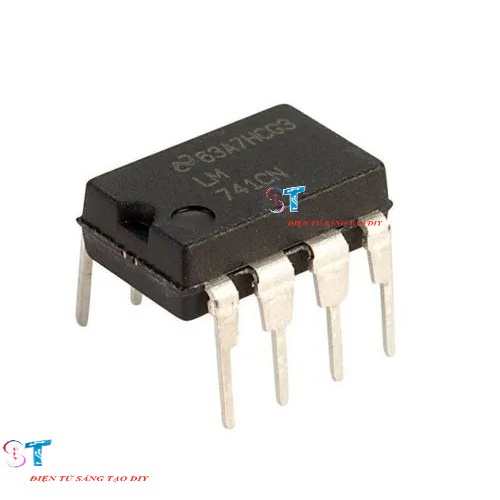 2 IC LM741 (IC KHUẾCH ĐẠI) dip-8
