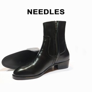 Giày Chelsea Boot NEEDLES, Giay Tay nam cong so da bo nguyen tam cao cap don de tang chieu cao