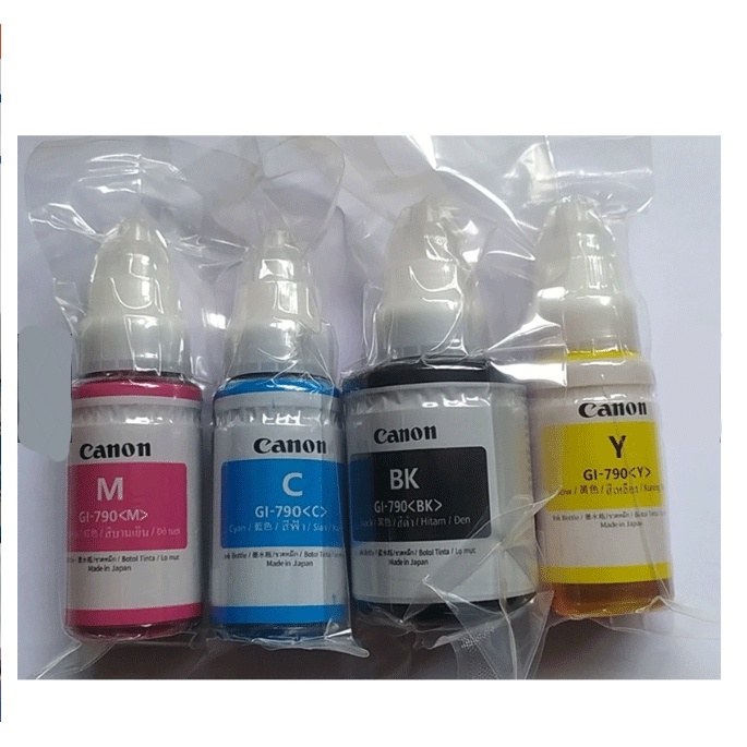 Mực cho Canon Gl-790 YCMBK bóc máy Canon G1000,G1010,G2000,G2010,G3000,G3010 tặng theo