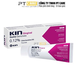 (Chính Hãng) Kem Đánh Răng Kin Gingival Ngăn Ngừa Viêm Nướu ,nha chu-Giúp hơi thở dễ chịu, thơm mát Tuýp 75ml