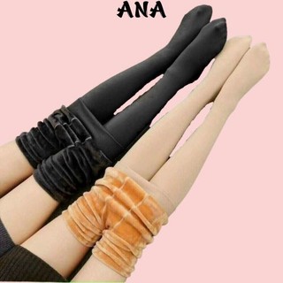 Quần tất lót lông 2 màu da đen siêu ấm cho nữ yuki store 1443