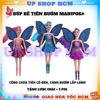 Búp bê Mariposa nàng tiên bướm lấp lánh có đèn đồ chơi búp bê cho bé gái
