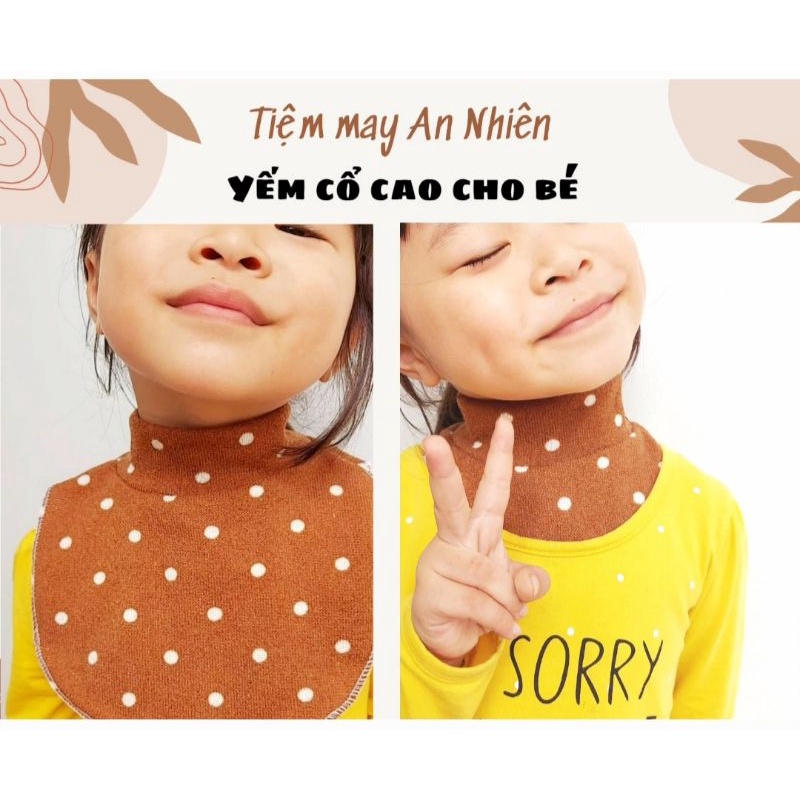 Yếm cổ 3 phân giữ ấm cổ cho bé