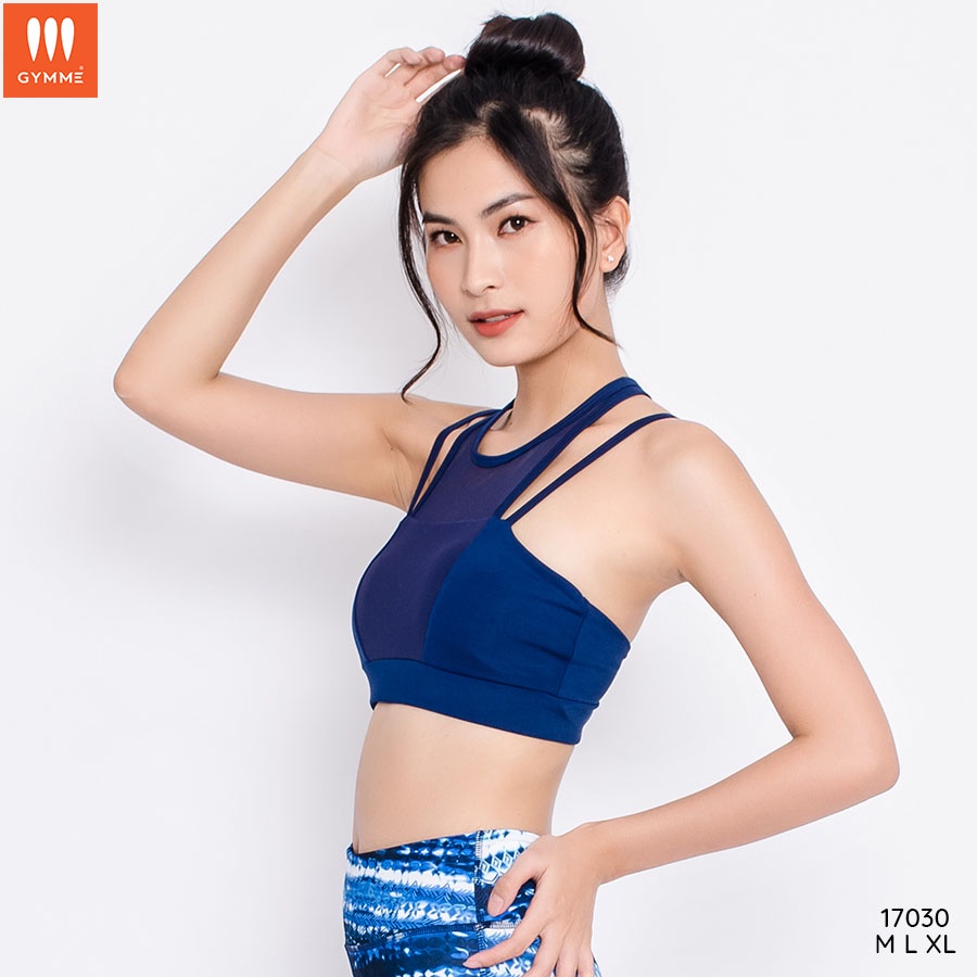 Áo sport bra tập gym yoga nữ GYMME phối lưới - 17030