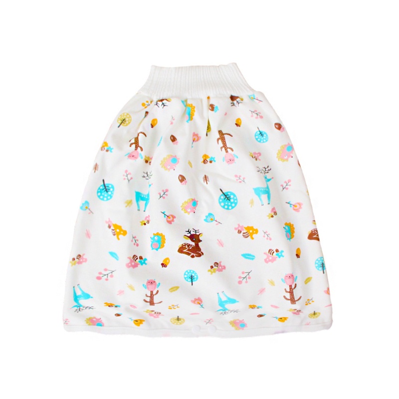 Quần Tã Dạng Váy Bằng Cotton Thấm Hút Tốt Tiện Dụng Cho Bé