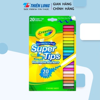 Bộ 20 cây Bút lông Dễ tẩy rửa Crayola Supertips - 588106