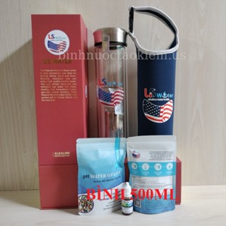 Bình Nước Tạo Kiềm US Water [CHÍNH HÃNG - Tặng Đá Thay, Túi, Quỳ Tím]
