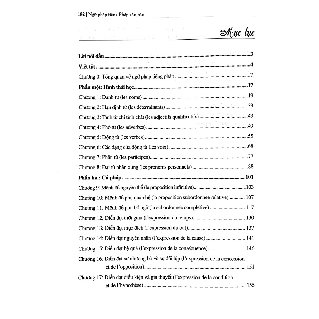 Sách Ngữ Pháp Tiếng Pháp Căn Bản