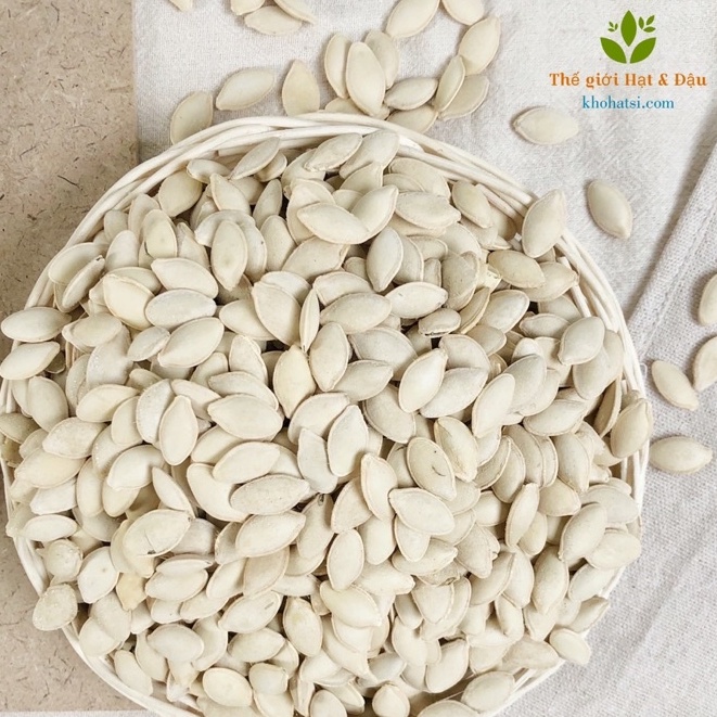 Hũ 500g Hạt Bí Ngô Rang Muối Hùng Ký -  Hạt Bí Ta Rang Củi