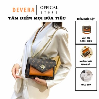Túi xách công sở nữ đeo chéo đeo vai devera vân mg sành điệu - dv835