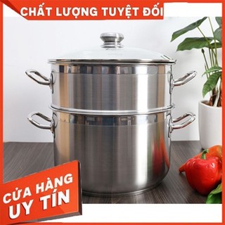 Bộ nồi xửng hấp inox 3 đáy Fivestar 28cm