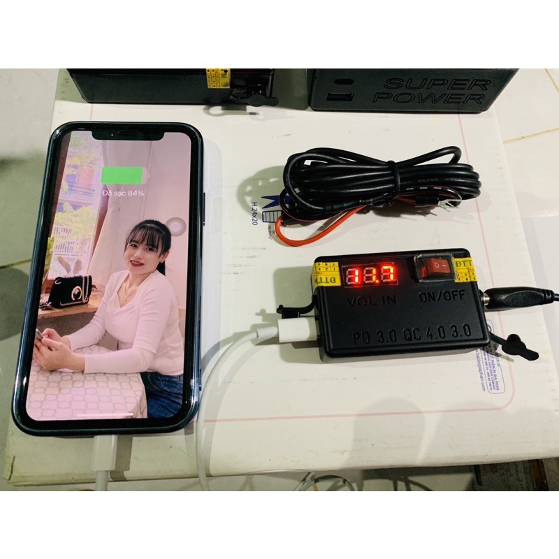 Sạc điện thoại gắn xe máy m PD PPS 33w 65w vooc, super vooc - QC 3.0 24w - 48W