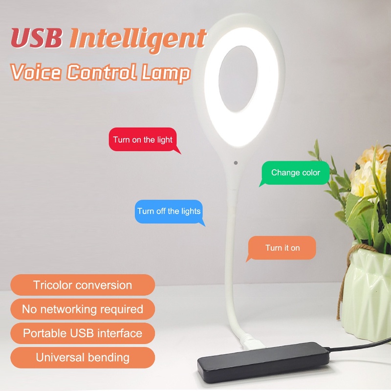 Đèn Ngủ LED Mini Thông Minh Điều Khiển Bằng Giọng Nói Tiện Dụng