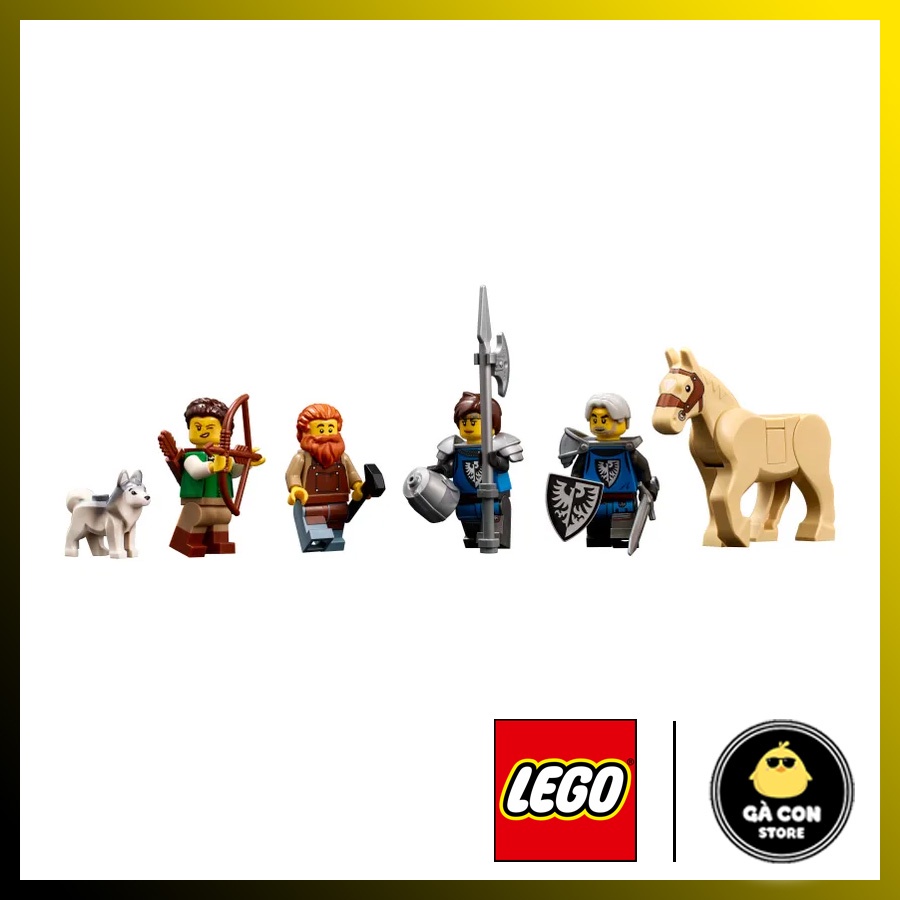 LEGO IDEAS 21325 Medieval Blacksmith - Lò rèn trung cổ