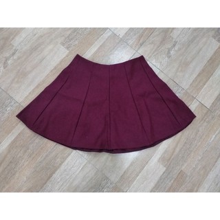 pass Chân váy dạ đỏ mận size S