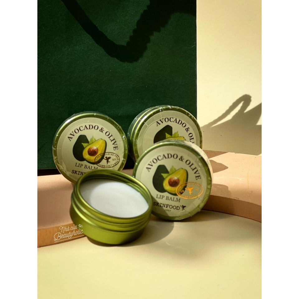 Son dưỡng quả bơ SKINFOOD AVOCADO&amp; OLIVE LIP BALM
