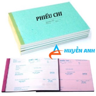 Phiếu Chi 1, 2, 3 liên khổ 13x19cm (1 LIÊN/100 TỜ - 2 LIÊN/100 TỜ - 3 LIÊN/150 TỜ)