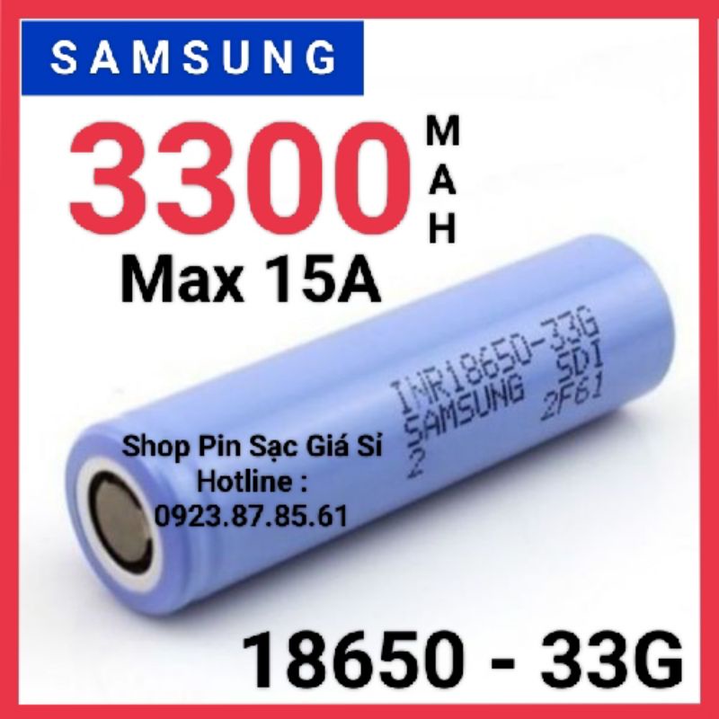 Pin SAMSUNG 33G 18650 3300MAH KOREA