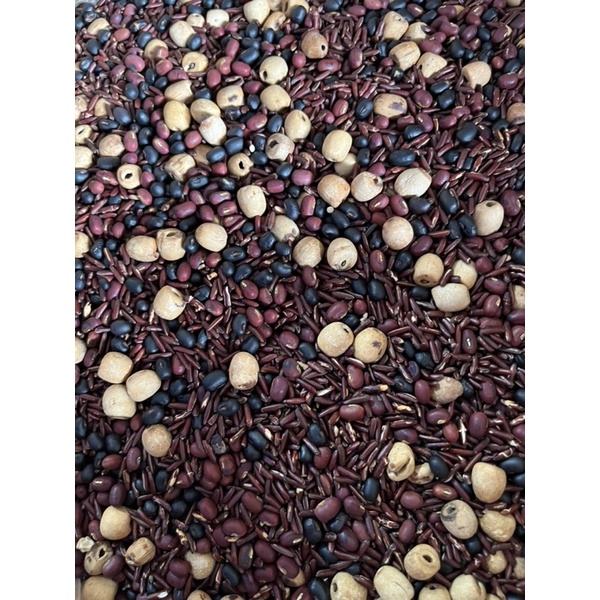 1kg Trà gạo lứt huyến rồng mix đậu đen, đậu đỏ và hạt sen (nhận rang xay các loại hạt)