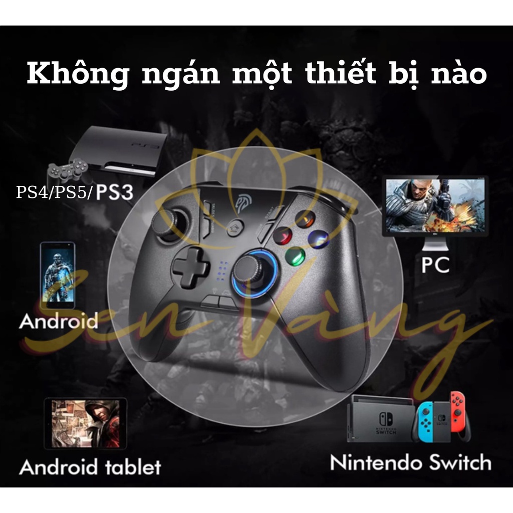 Tay cầm chơi game fifa online 4 ESYSMX, Bản nâng cấp tay cầm PS5/PS4, Chơi tốt trên mọi thiết bị và hệ điều hành