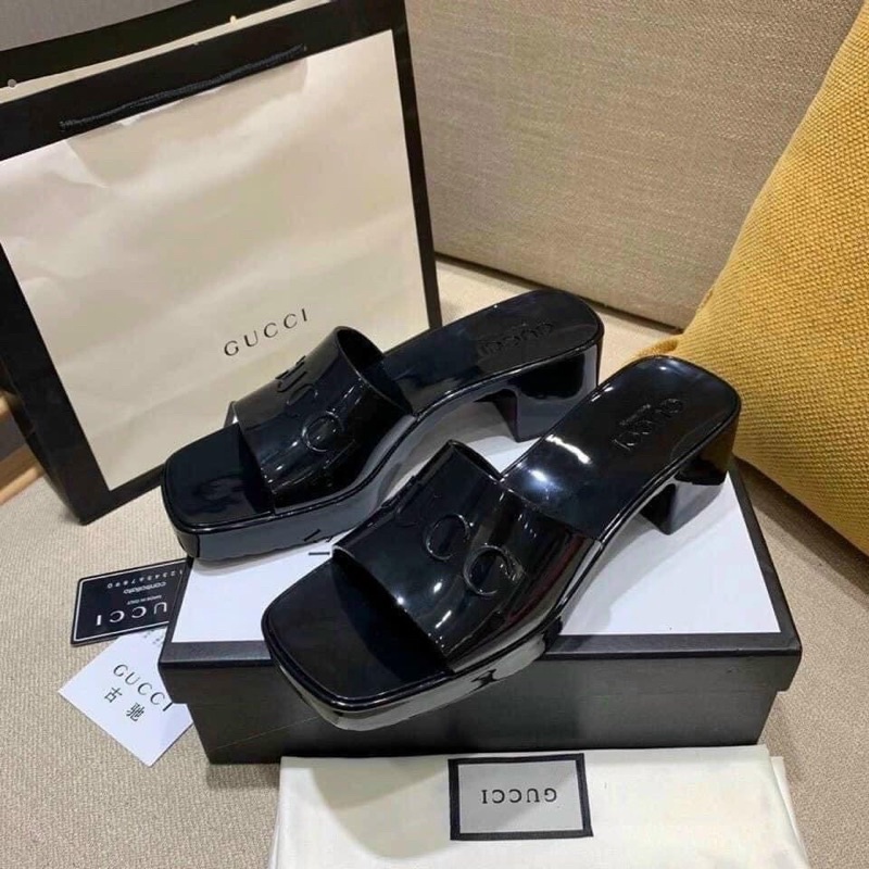 guốc nhựa gucci nhựa thơm sz 37