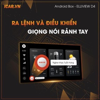 Android Box Elliview D4 Dành Cho Ô Tô(Chuyên Dụng,Thiết Kế Nhỏ Gọn,Thông Minh)