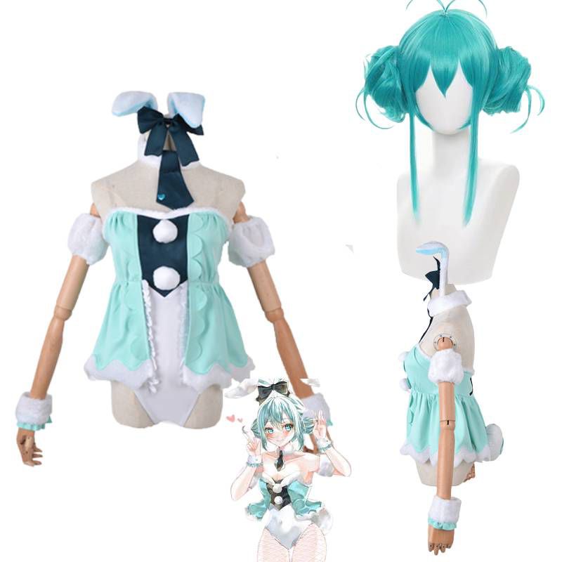 Hatsune miku Và Thỏ Trắng Xinh Xắn Đáng Yêu