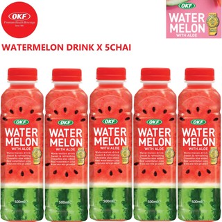 Nước trái cây lô hội 500ml x 5 chai okf hàn quốc