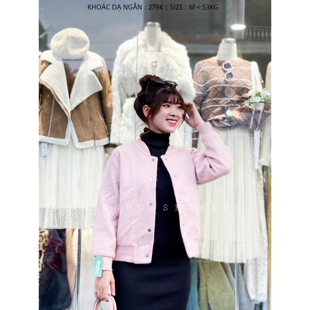 ÁO KHOÁC DẠ NGẮN XINH