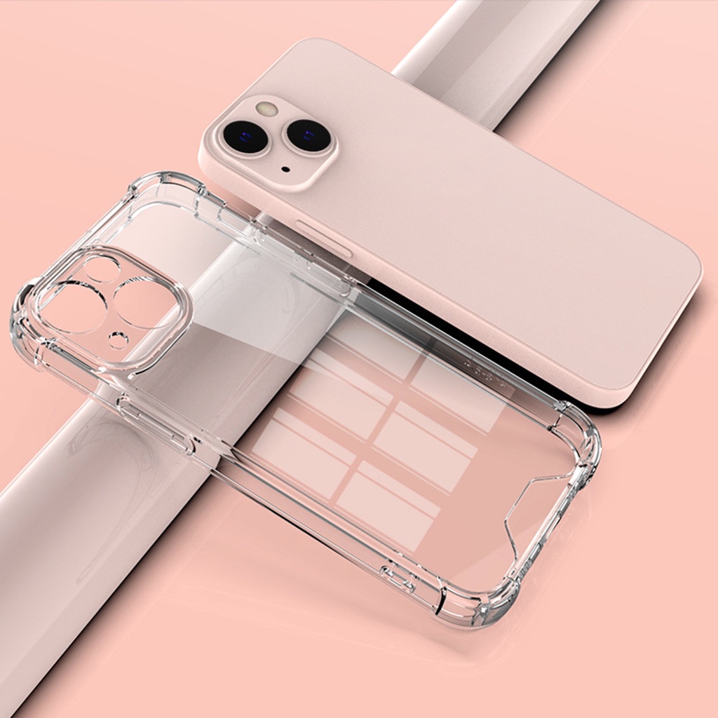 Ốp lưng trong suốt chống sốc Iphone 14 pro max 13 pro max 12 promax 11 pro max 15 xs max xr x 7 plus 8 Bảo vệ camera