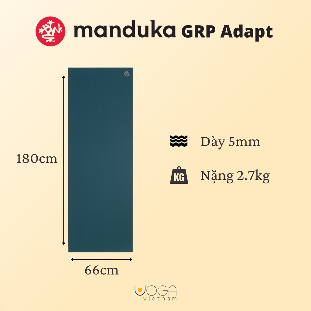 Thảm tập yoga MANDUKA GRP® ADAPT 5mm