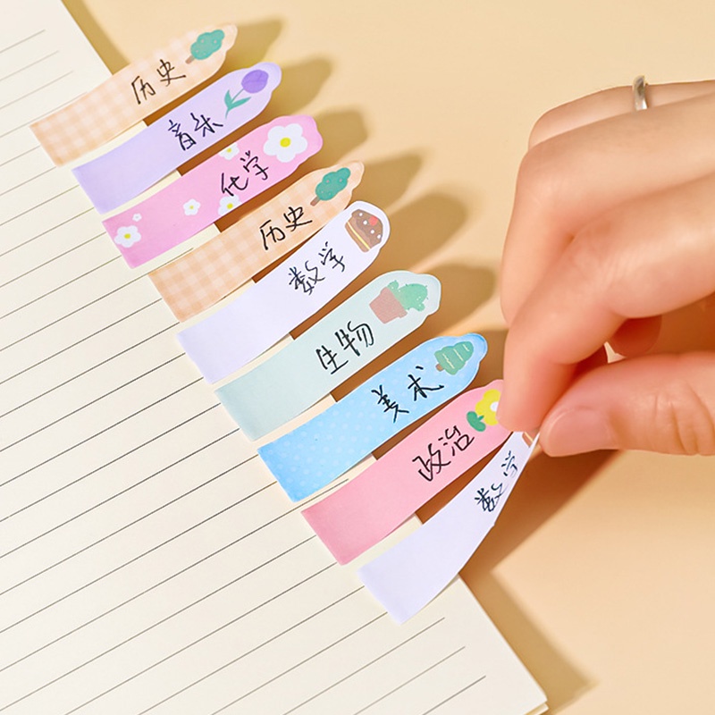 Y&amp;X Bộ 120 Giấy Ghi Chú Họa Tiết Hoạt Hình Cho Học Sinh