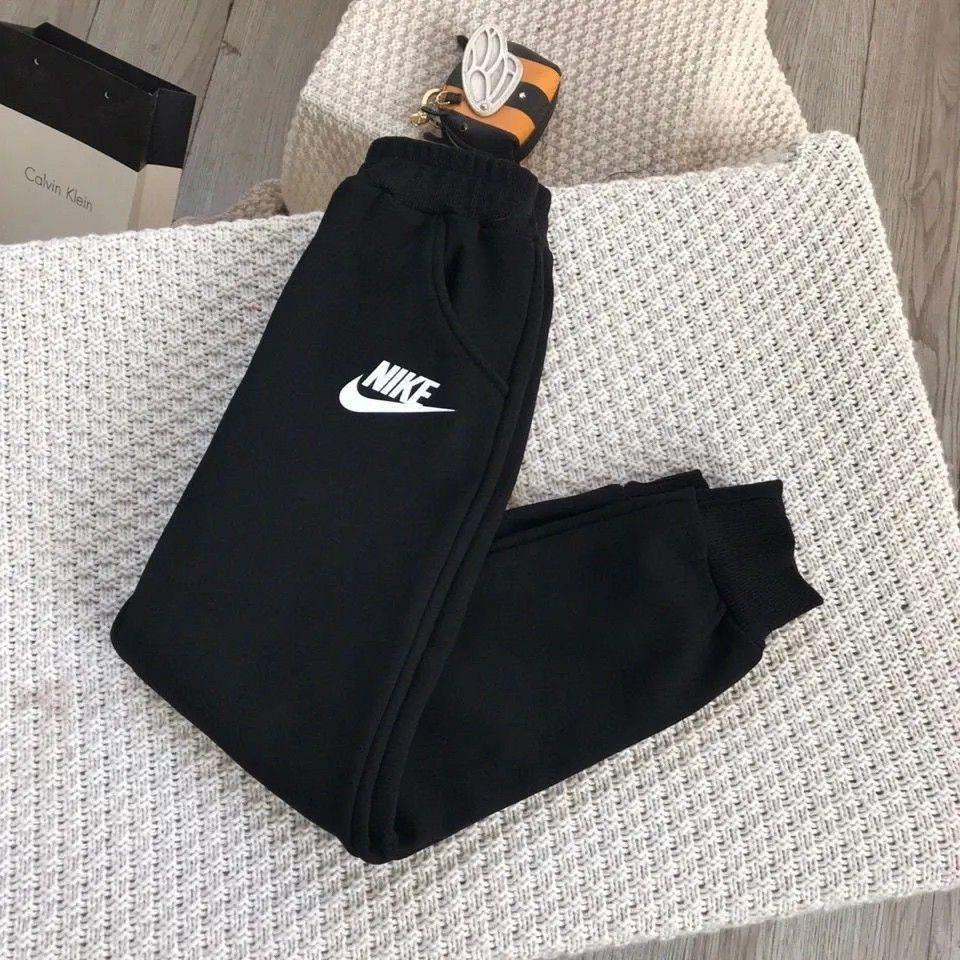 Set Đồ Thể Thao Nike Tay Dài Lót Lông Cừu Thời Trang Thu Đông Cao Cấp Cho Bé