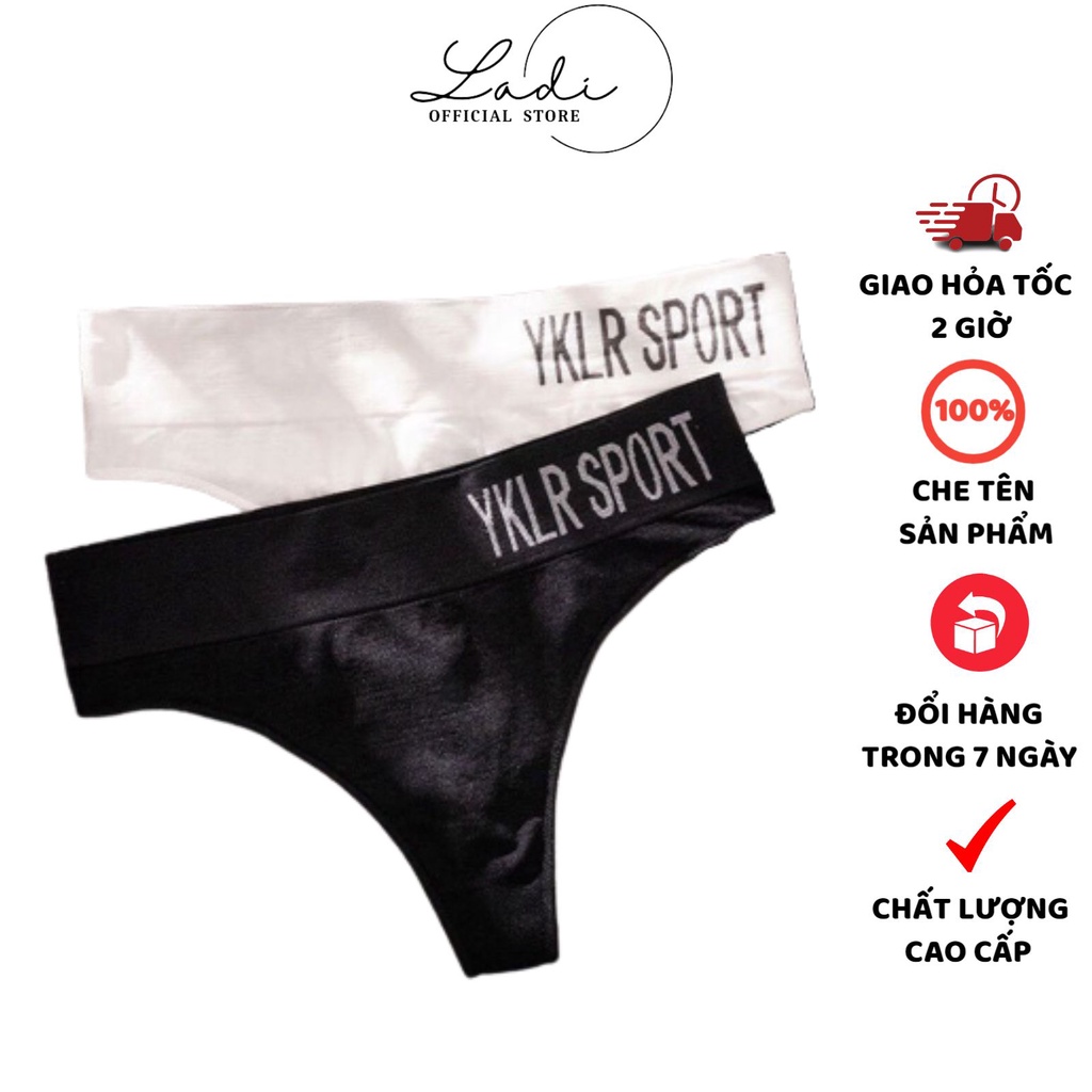 Quần Lót Nữ Cotton LADI  Sexy Kháng Khuẩn Lọt Khe Phối Viền Chữ Mềm Mại Thoáng Mát MÃ 8845