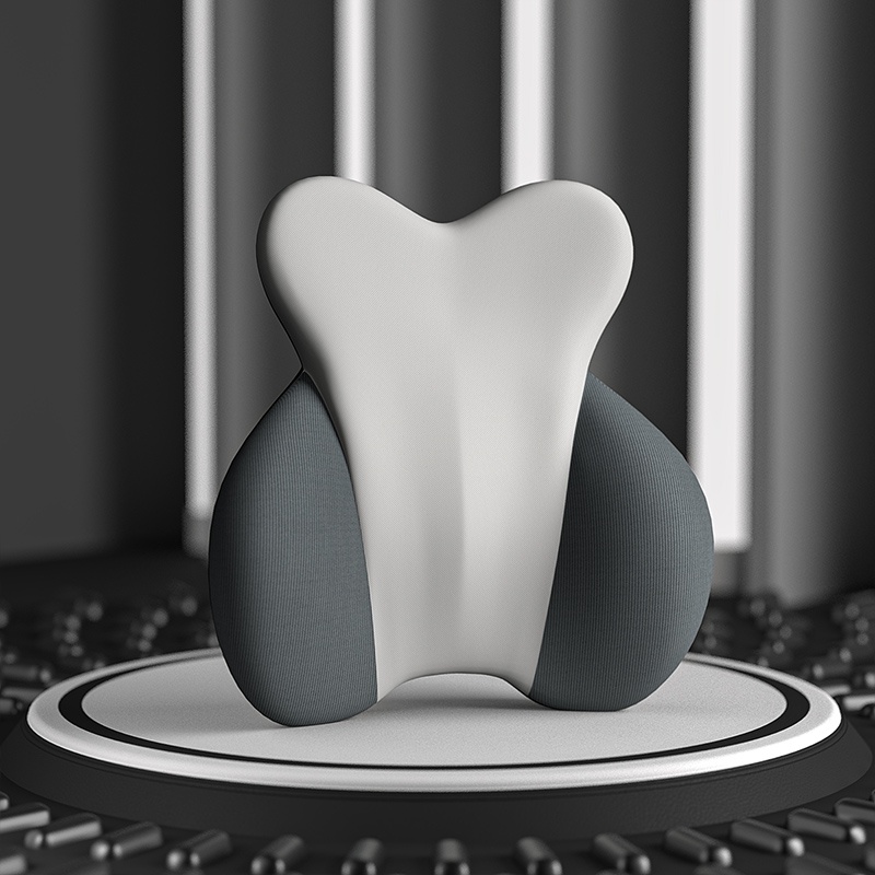 Gối Tựa Lưng Chất Liệu Cao Su Non Êm Ái Chống Nhức Mỏi Vai Gáy Cho Lái Xe Đường Dài