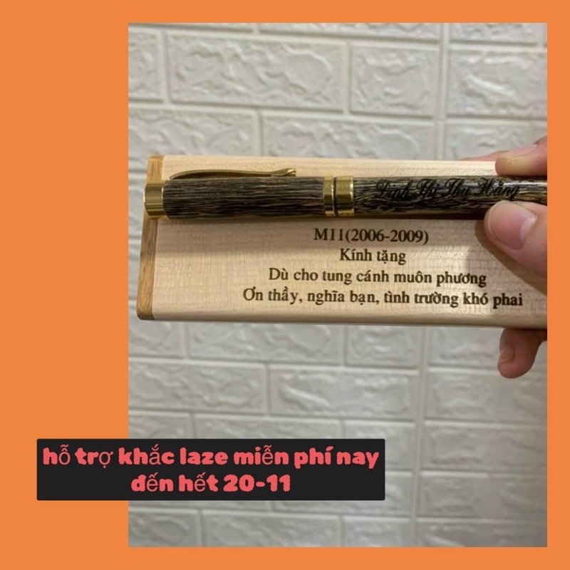 ❤ Quà tặng 20-11 ý nghĩa . Bút Gỗ Trầm hương. bút phong thuỷ tài lộc