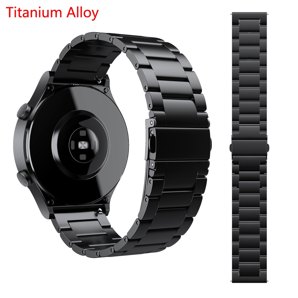 Dây đeo đồng hồ 20mm 22mm dây đeo hợp kim titan dây đeo tháo nhanh cho samsung galaxy watch 6 6classic 4 classic 5 5pro 3
