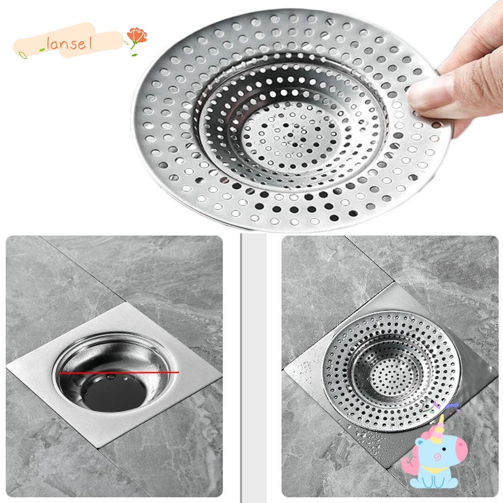 Set 3 Lưới Lọc Rác Bồn Rửa Chén Bằng Thép Không Gỉ Nâng Cấp Chống Tắc Nghẽn