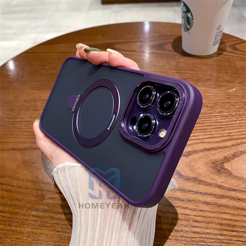 Ốp Điện Thoại Cứng Nhám Tích Hợp Sạc Không Dây Có Nam Châm Cho iPhone 14 13 Pro Max 14 Plus ip14 ip13pro