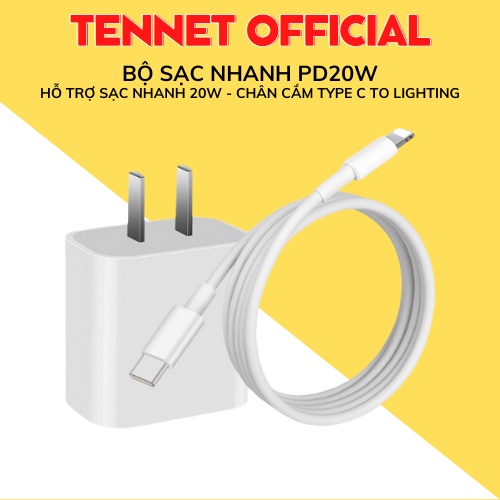 (PD 20W)(BH 12 tháng) Sạc Nhanh PD 20W Dành Cho Máy 8>14