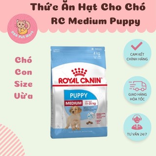 Royal canin medium puppy - thức ăn hạt cho chó con giống vừa