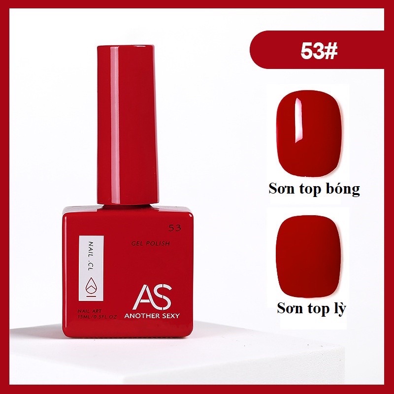 Sơn Gel AS mẫu chai vuông 60 màu HOT mã