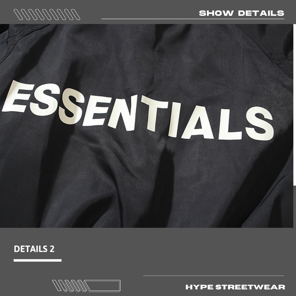 Áo khoác Fear of God FOG Essentials Bomber Jacket - HYPE STREETWEAR | Phiên bản high quality .