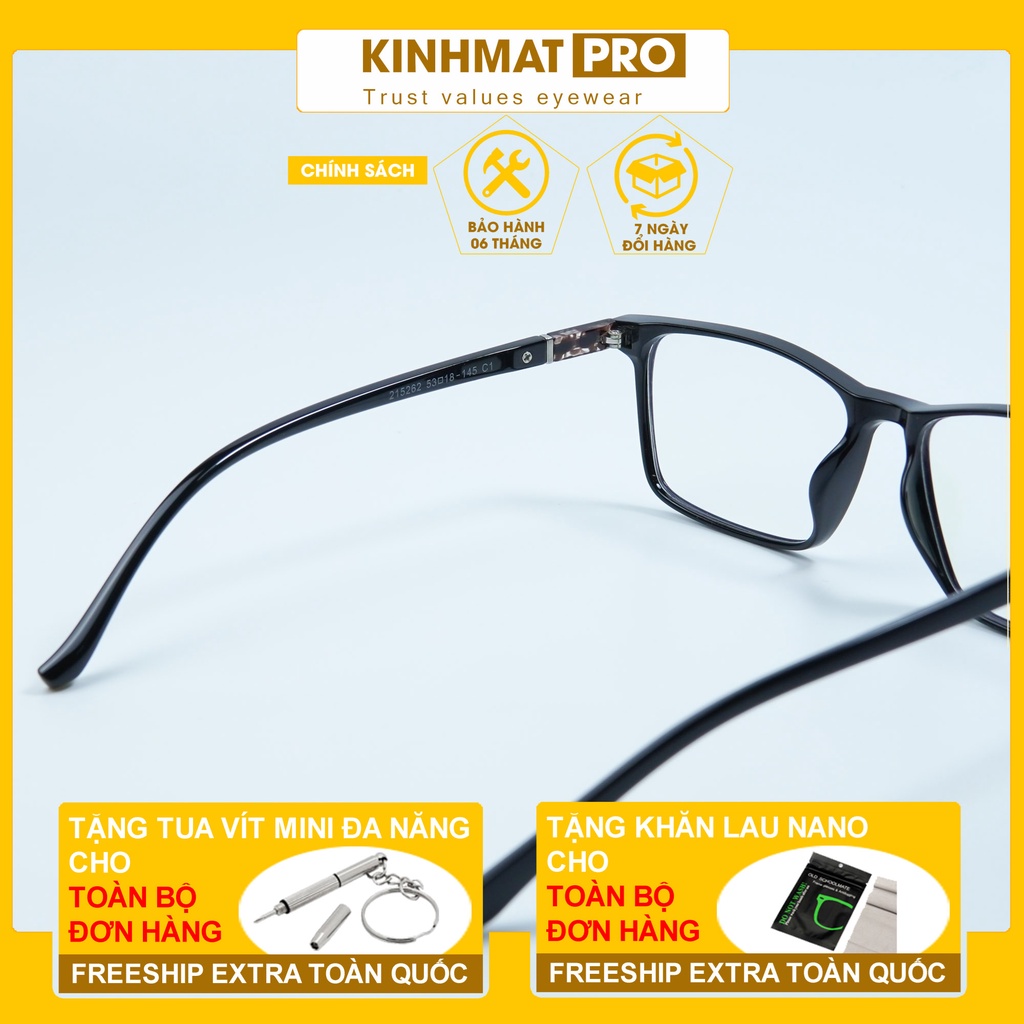 Gọng kính nhựa TR90 dáng vuông sang trọng 215262 Kính mắt Pro