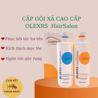 Cặp dầu gội xả Olexrs Argan Oil Collagen Hair Salon chính hãng