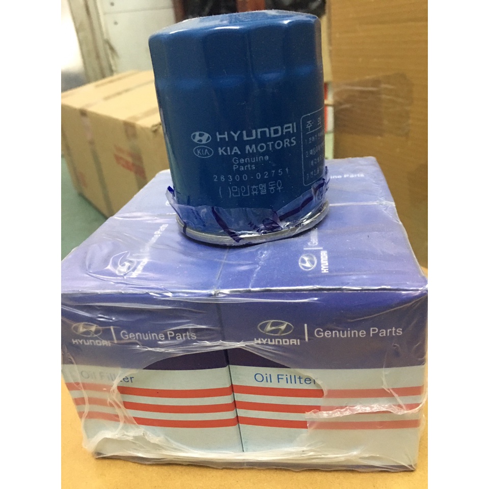 Lọc dầu, lọc nhớt xe Huyndai i10, Kia Morning,Accent mã sản phẩm 26300-02751