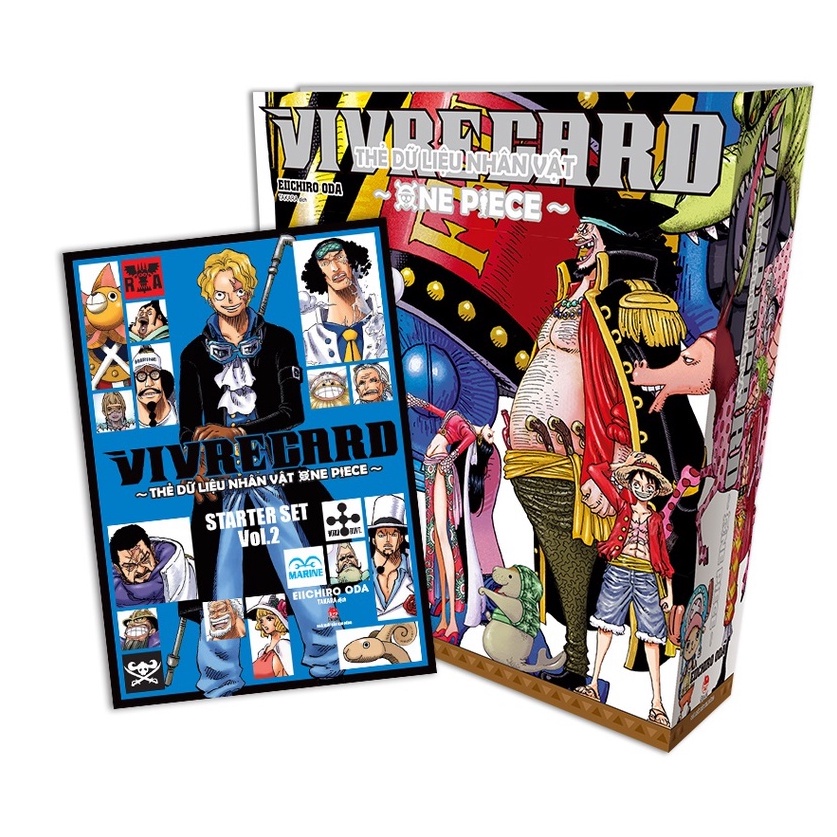 Sách Kim Đồng - Vivre Card - Thẻ Dữ Liệu Nhân Vật One Piece Starter Set Tập 2 (Truyện)