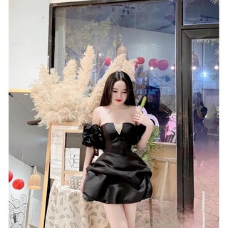 Ms1345V ĐẦM CUP BÍ PHỐI BÈO TAY full size S/M/L/XL